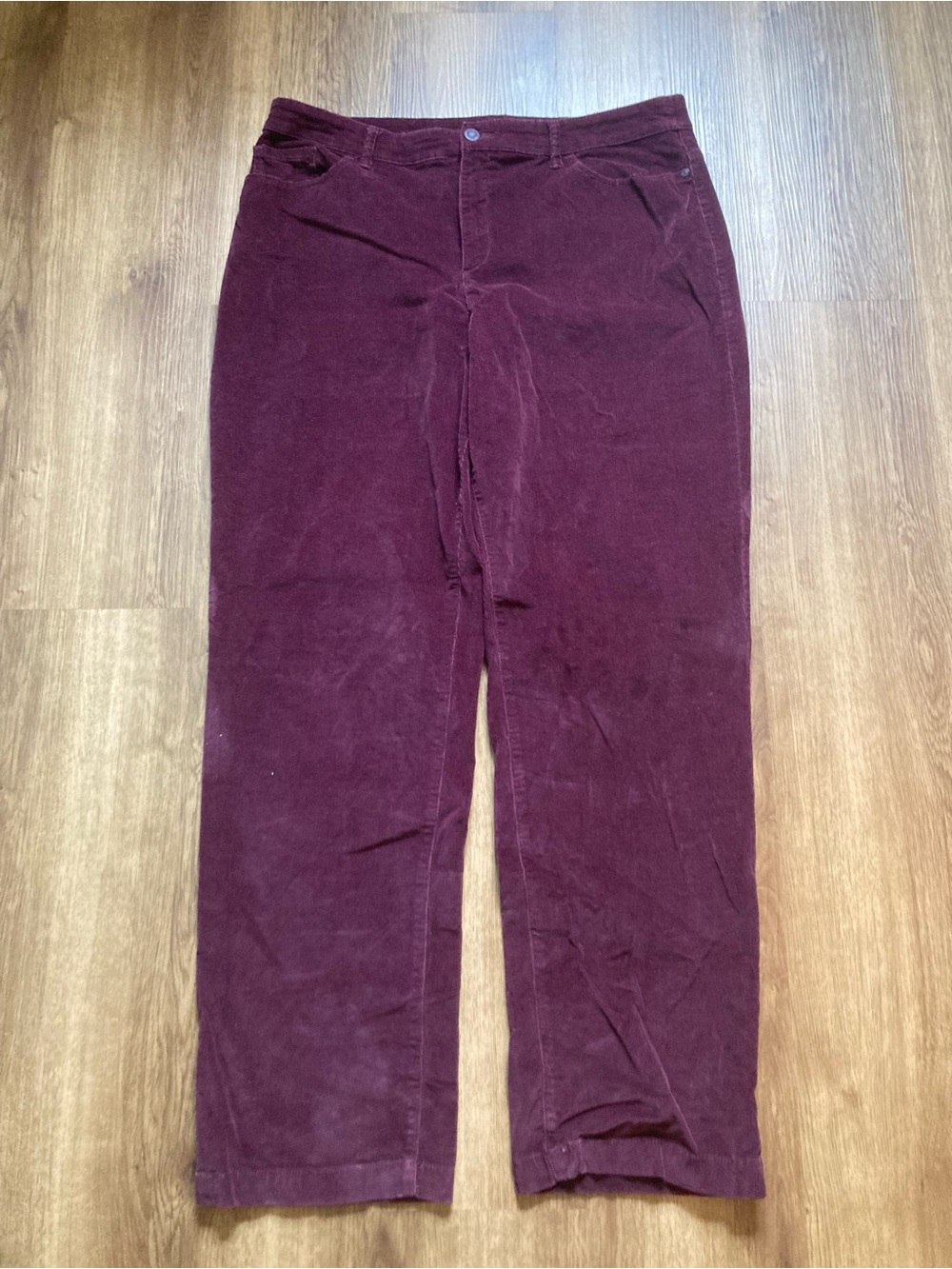 Croft&Barrow Purple Corduroy Pants 16